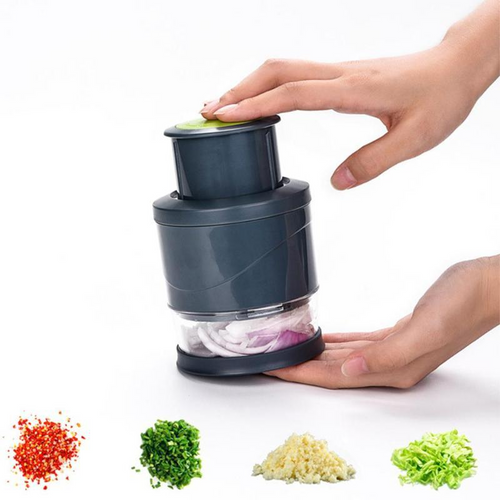 Multi-function Onion Chopper Garlic Presses Cutter