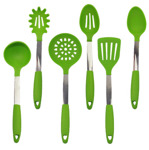 Kitchen Utensil Nonstick Silicone Kitchen Utensil Set of 6 Kitchen Cooking Utensil Set