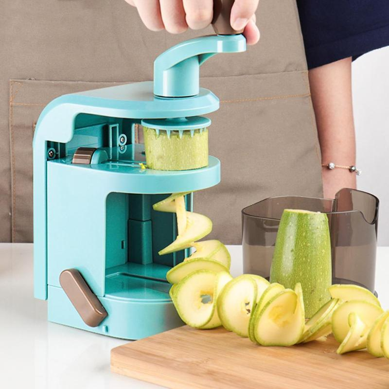 Multifunctional Manual Vegetables Spiral Shred Cutter