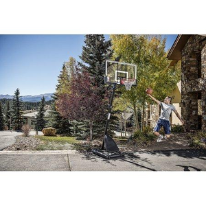 NBA 54" Portable Angled Basketball Hoop with Polycarbonate Backboard