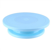 Load image into Gallery viewer, Plastic Cake Plate Turntable Rotating Anti-skid Round Cake Stand
