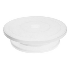 Load image into Gallery viewer, Plastic Cake Plate Turntable Rotating Anti-skid Round Cake Stand