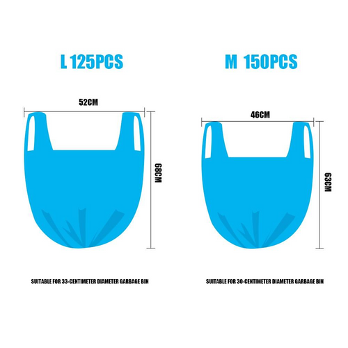 Vest-style Kitchen Thicken Portable Household Disposable Plastic Bags