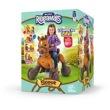 Load image into Gallery viewer, 12-Volt Rideamals Scout Pony Interactive Ride-On Toy