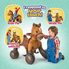 Load image into Gallery viewer, 12-Volt Rideamals Scout Pony Interactive Ride-On Toy