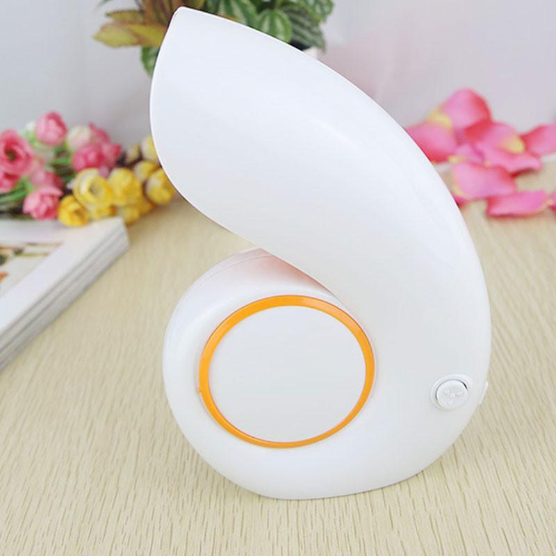 3Colors Mini USB Handheld Sea Snails Shell Shape No Leaf Fan Household